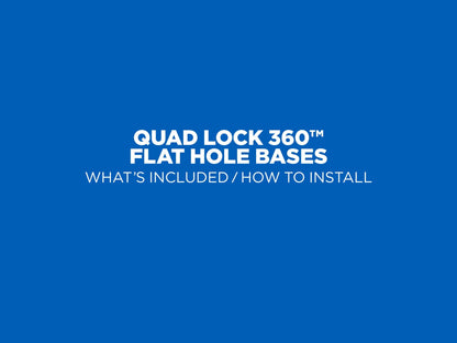 Quad Lock 360 Base - Flat Rectangle Bases