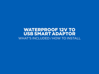 Quad Lock 360 Accessory - Waterproof 12V to USB Smart Adaptor