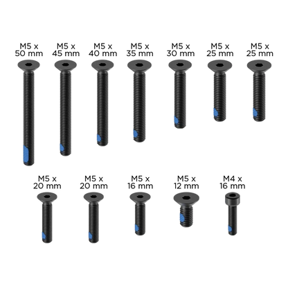 Replacement - PRO Screw Set Black